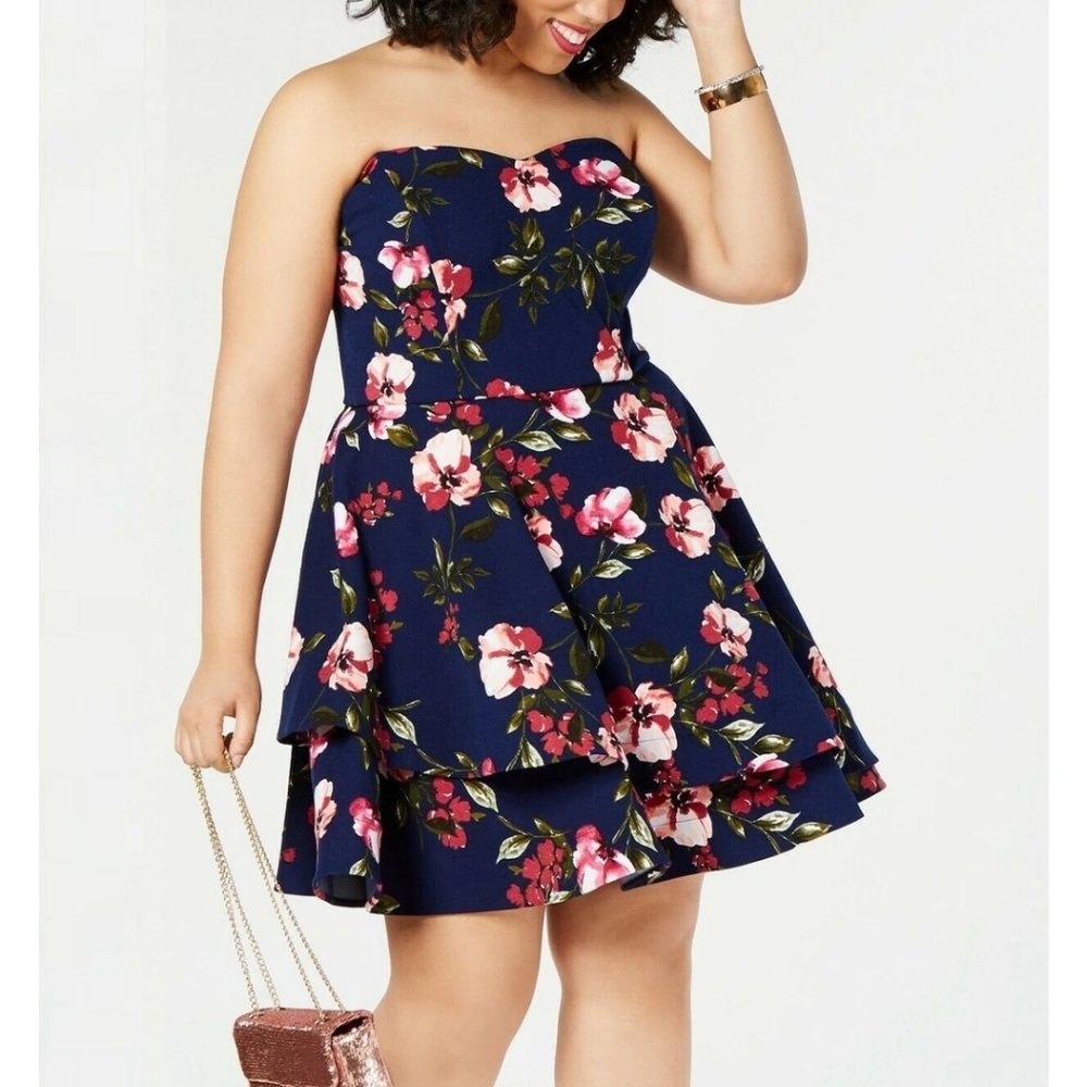 B.Darlin Fit & Flare Floral Dress 🌺